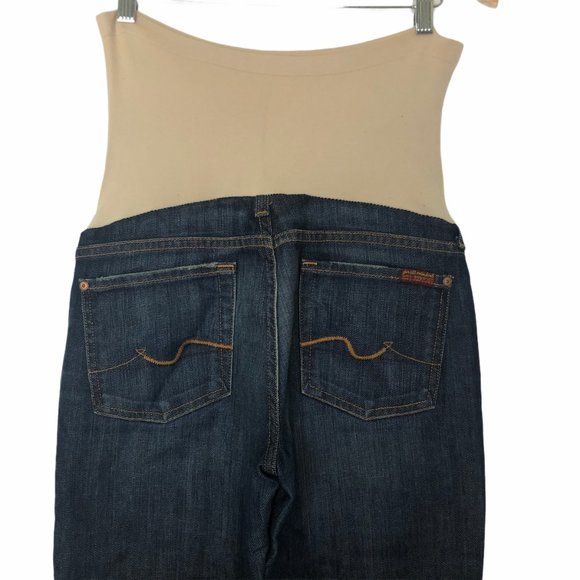 A PEA IN THE POD 7 FOR ALL MANKIND MATERNITY JEANS - Picture 6 of 12